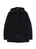 Montecore hooded button-up jacket