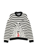 House of errors striped-pattern sweater
