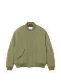 Lacoste logo-patch bomber jacket