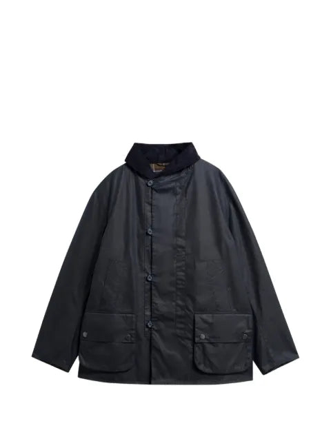 Barbour Macdale waxed-cotton corduroy-collar jacket
