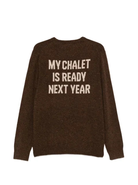 MC2 Saint Barth Heron Donegal embroidered sweater
