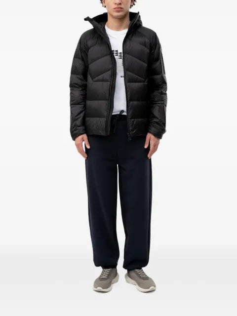 BOSS quilted hooded jacket