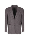 l.b.m. single-breasted wool blazer