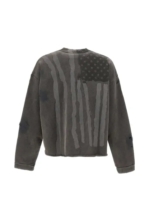 Represent Flag distressed sweatshirt