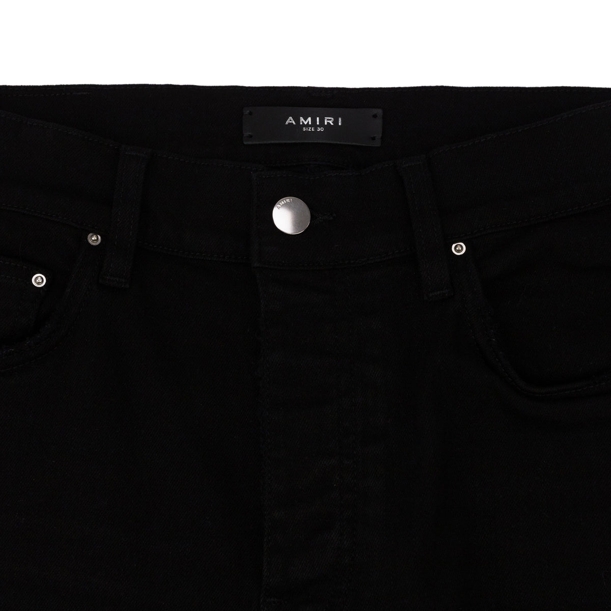 Black Crystal Core Logo Jeans
