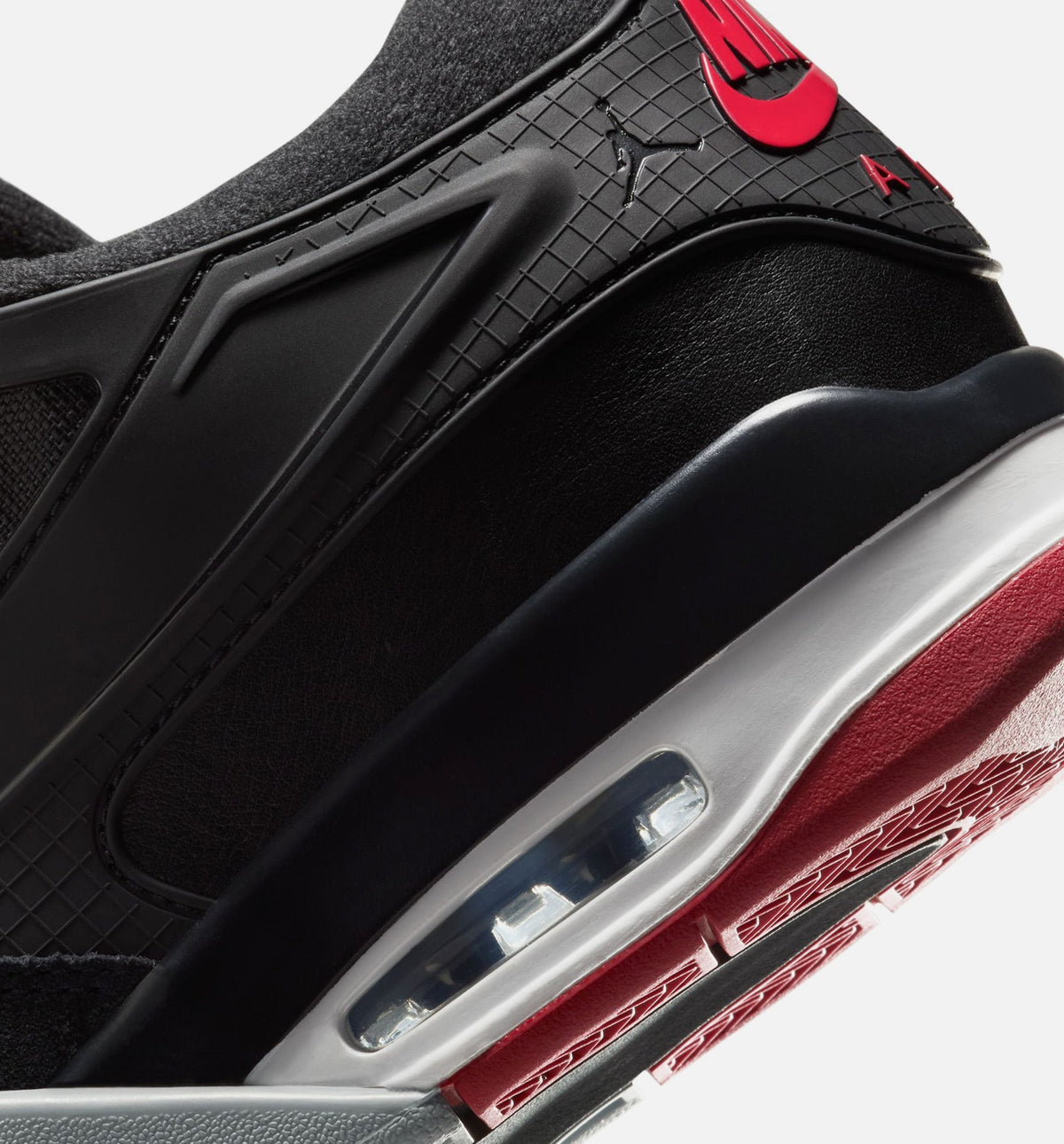 Air Jordan 4 RM Men's Shoe – Black/Wolf Grey/White/Varsity Red