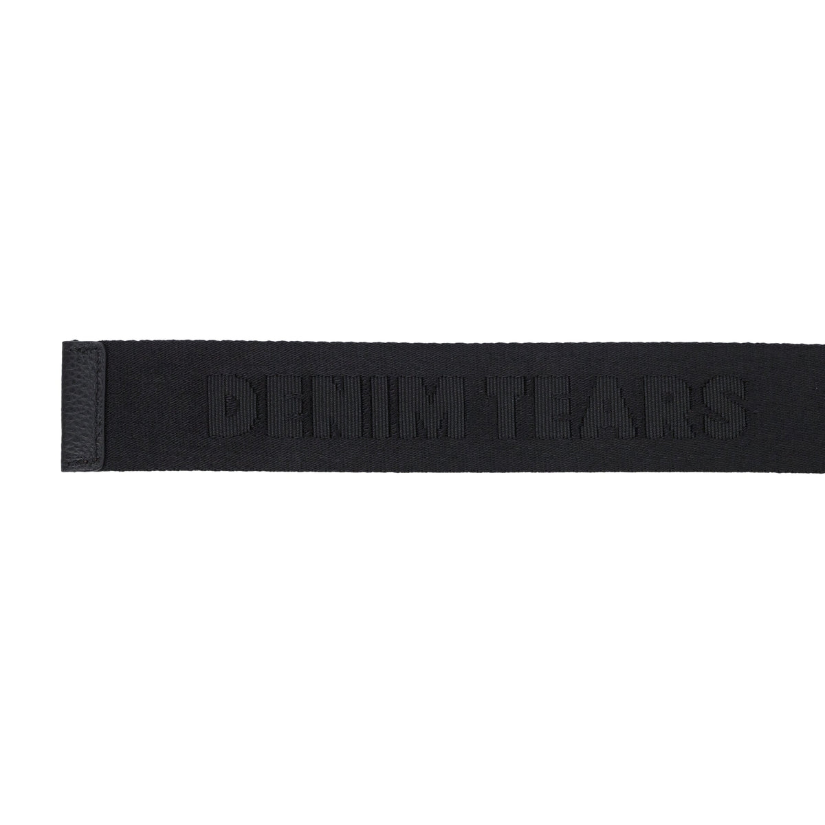 Black Peace Wreath Webbing D-Ring Belt