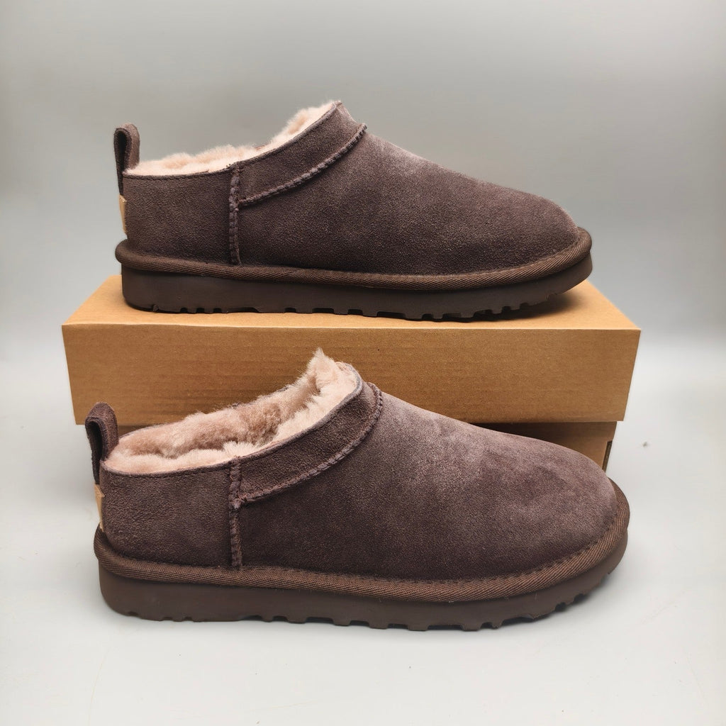 Chocolate Women’s Classic Slip-On Shoes — New Arrival | In Stock