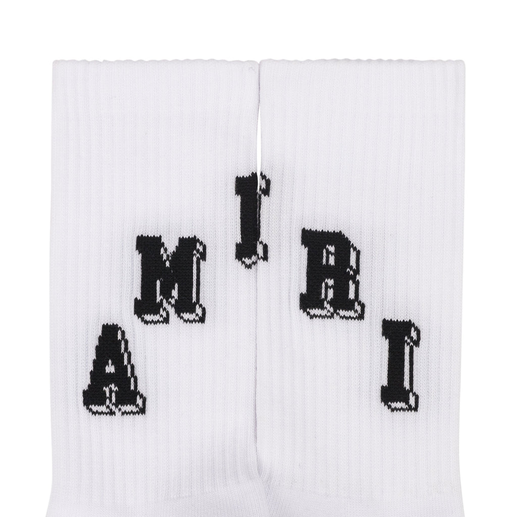 White/Black Collegiate Tube Socks