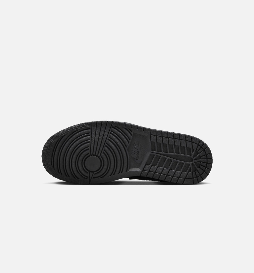 Air Jordan 1 Low Patent Elephant – Women's Lifestyle Shoe in Black/White/Metallic Silver
