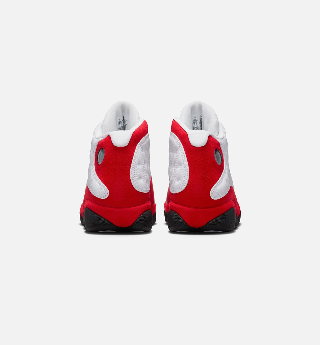 Air Jordan 13 Retro White and University Red | Men's Lifestyle Shoe | White/Black/True Red