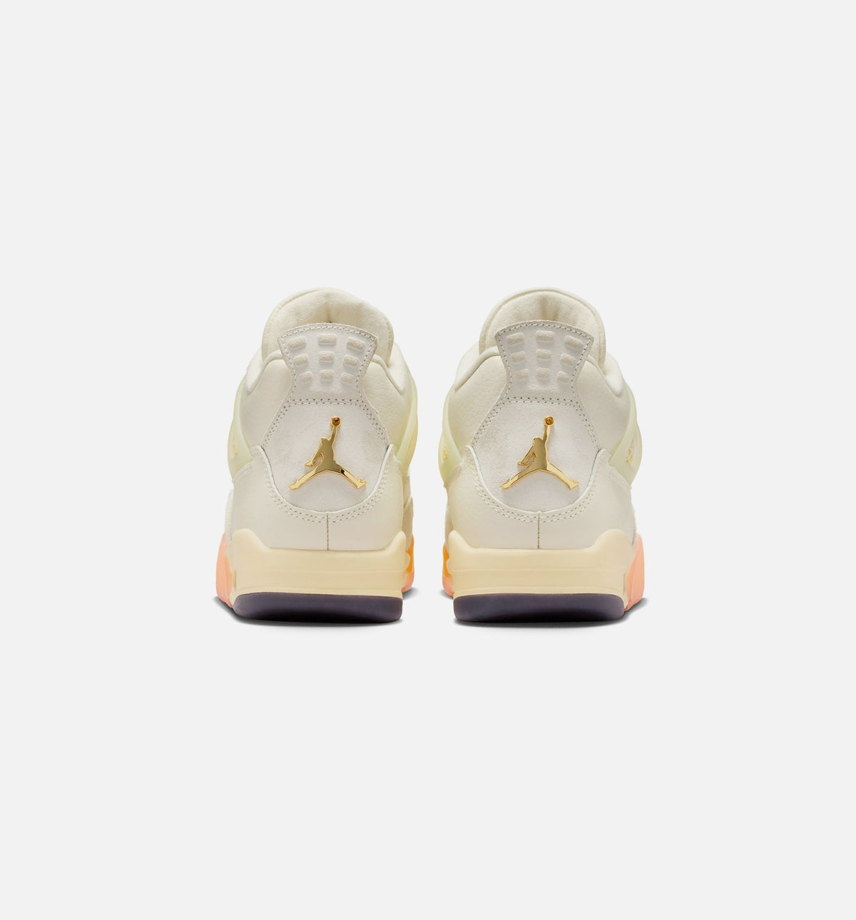 Air Jordan 4 Retro Birds of Paradise Women's Lifestyle Shoes - Coconut Milk/Metallic Gold/Muslin/Bright Mango/Sundial/Black