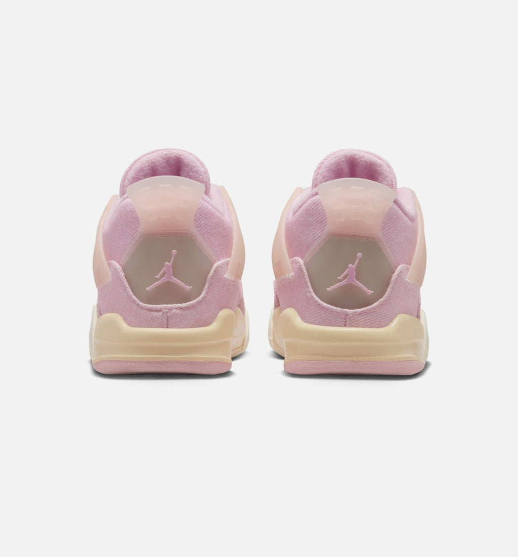 Air Jordan 4 Retro "Pink Pearl and Iced Carmine" Infant/Toddler Shoe – Iced Carmine/Iced Carmine/Coconut Milk/Anthracite/Muslin/Pinksicle