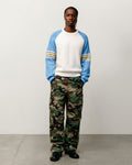 STRIPE RAGLAN CREW