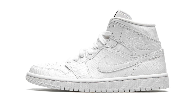 Air Jordan 1 Mid WMNS – White Snakeskin