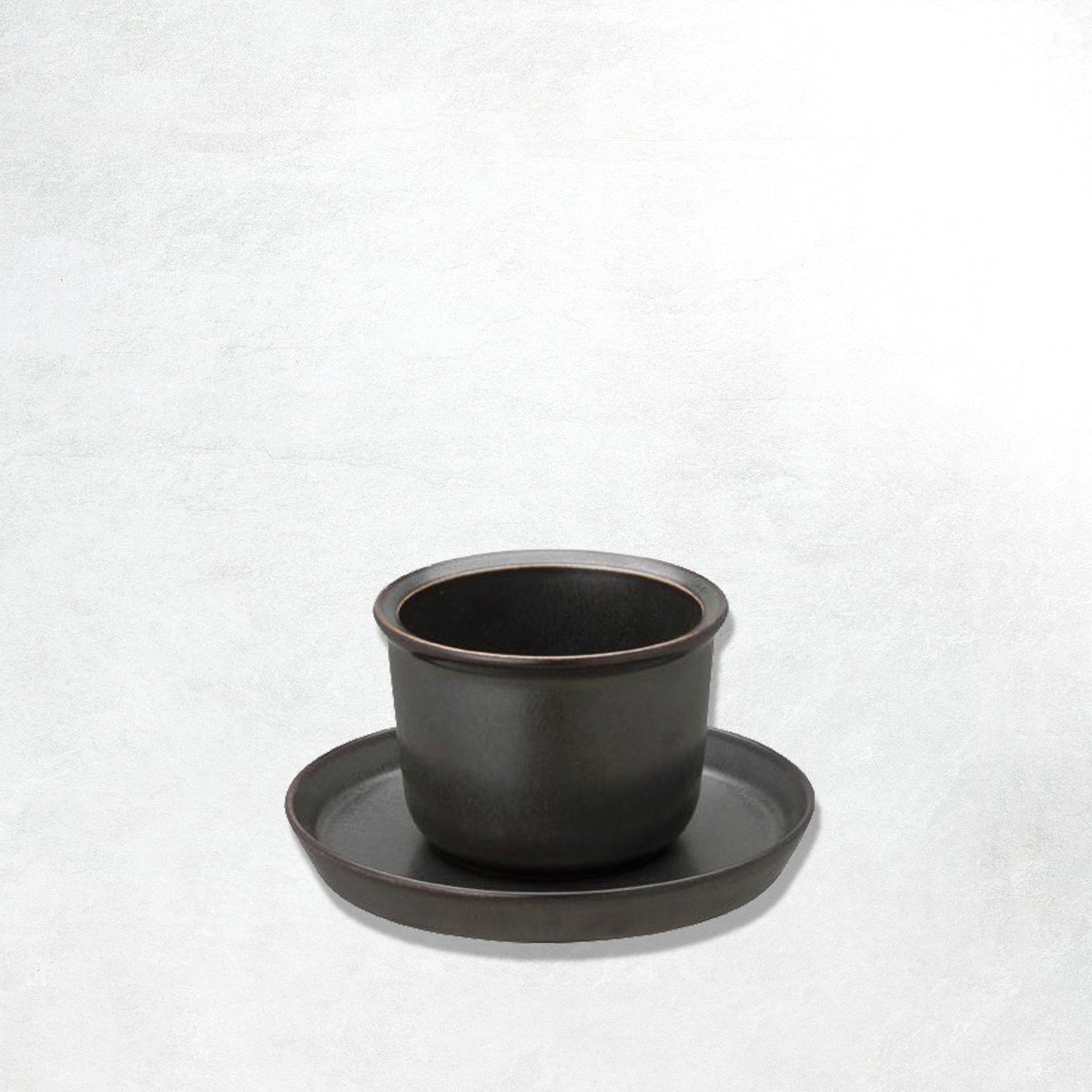Kinto LT cup & saucer black