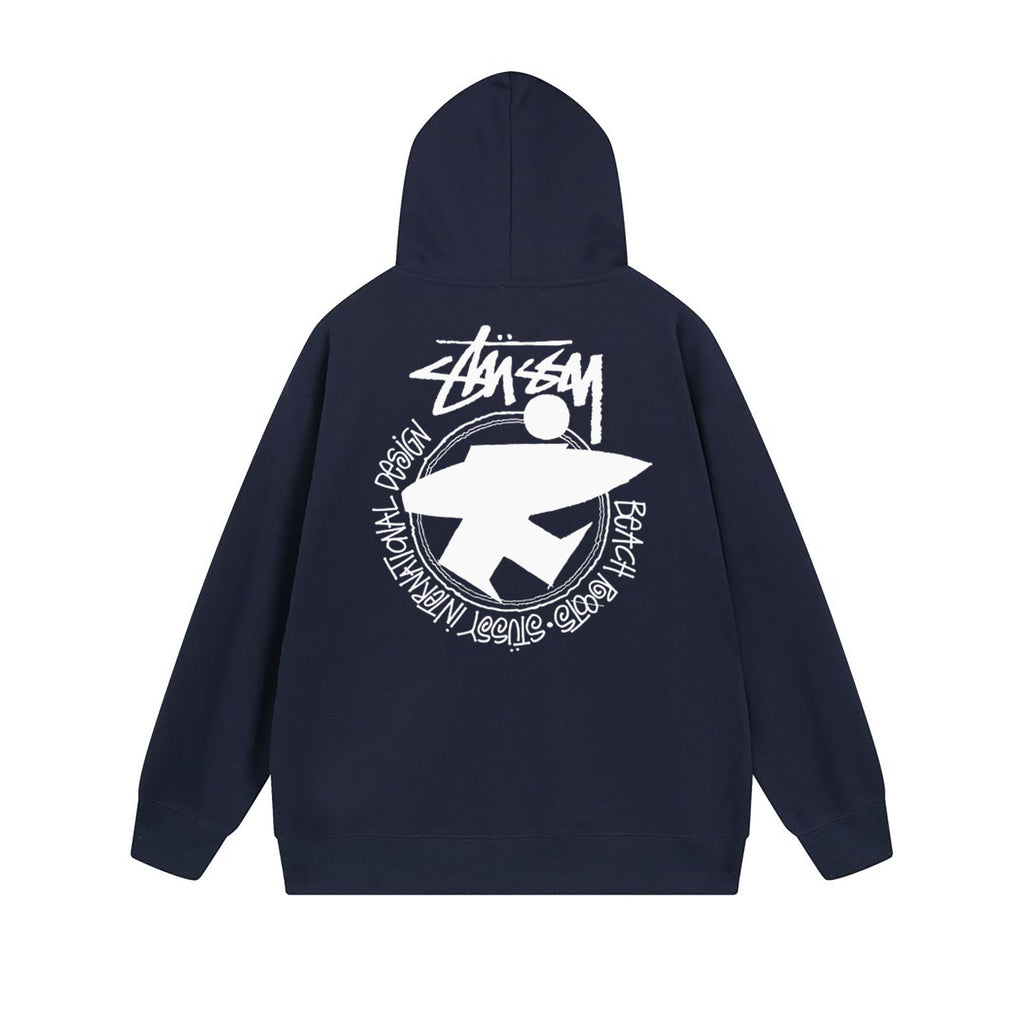 Stussy Hoodie Zip Cardigan Hooded Sweater
