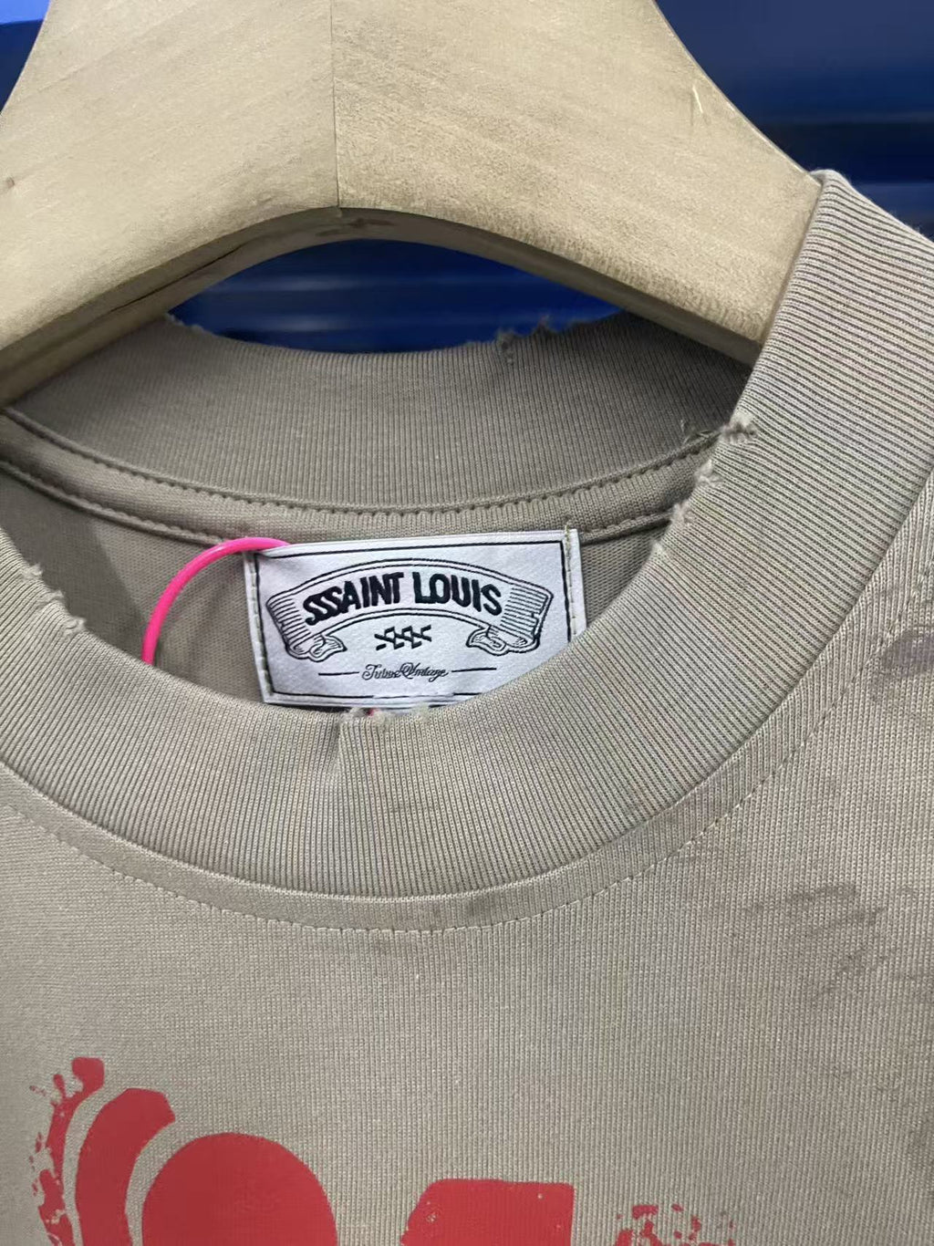 SSSAINT LOUIS Cartoon Graphic Washed Distressed Tank Top Unisex