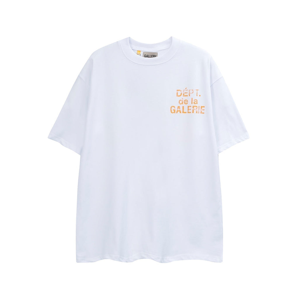 Gallery Dept T Shirts Men's High Street Gallery Dept Letter Print BF Loose