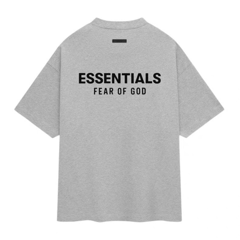 Fear of God Essentials Rubber Print Letter Crew Neck Short Sleeve Tee