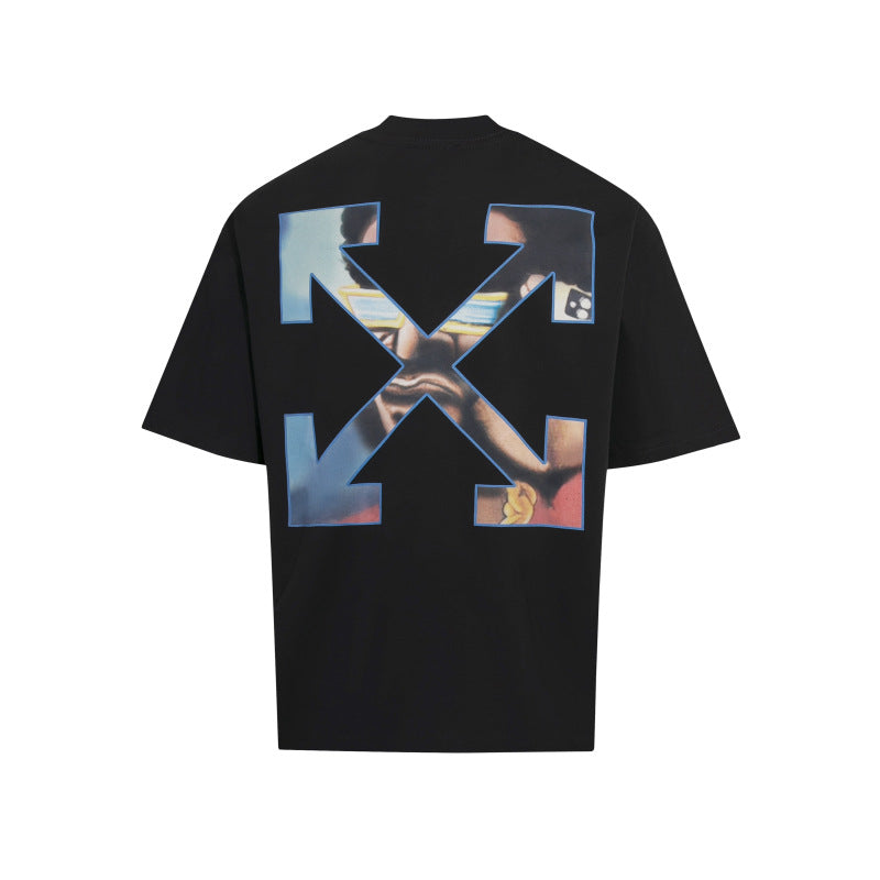 Off-White Arrow Graphic Crew Neck T-Shirt Unisex