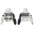 Vale Forever Valley Dreams USA Varsity Zip Hoodie — White / Black