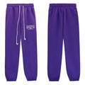 Denim Tears Violet Small Embroidery Drawstring Jogger Sweatpants