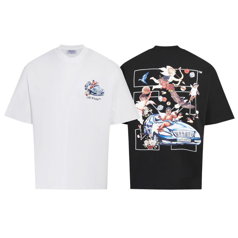 Off-White Arrow Graphic Crew Neck T-Shirt Unisex