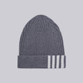 Unisex four-stripe knitted hat