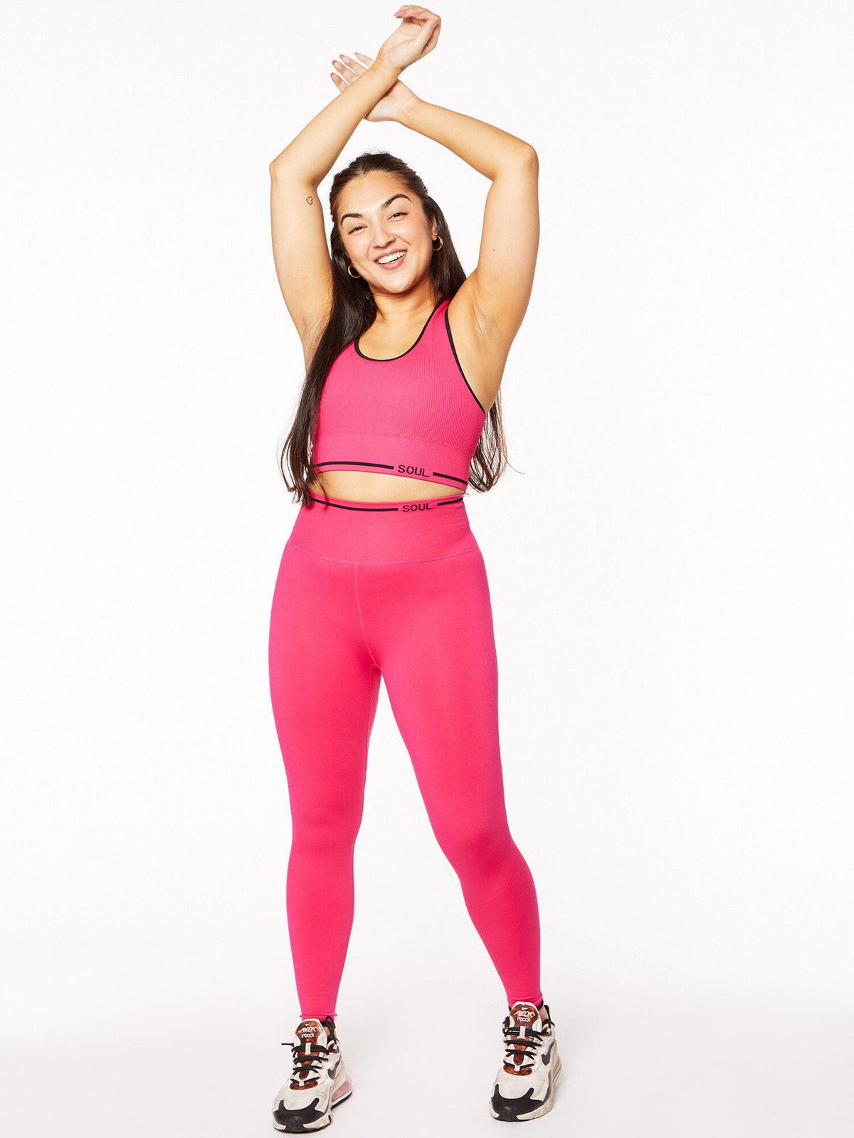 PINK KIT WITH BLACK TIPPING