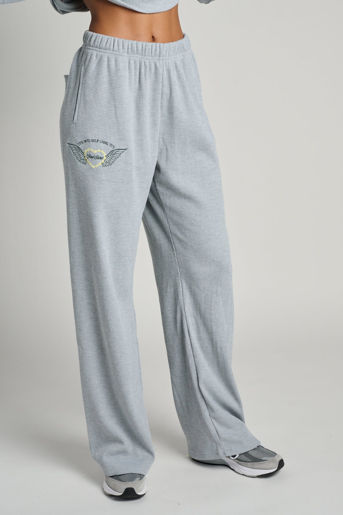 SOUL CARE WAFFLE SWEATPANT