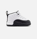 Air Jordan 12 Retro Taxi – Infant/Toddler Lifestyle Shoe in White/Black/Taxi