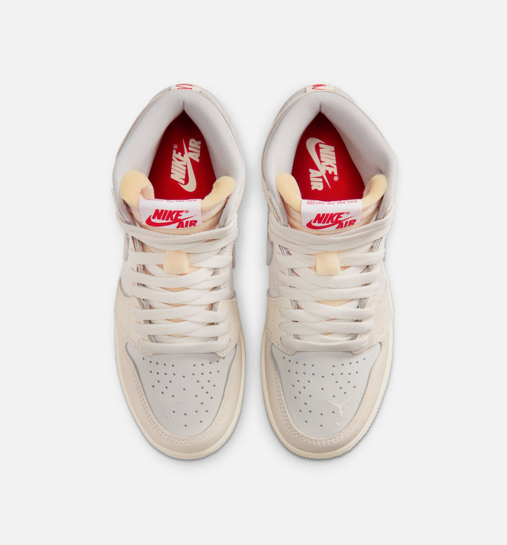 Air Jordan 1 Retro High OG Sail Big Kids' Lifestyle Shoes - Sail/University Red/Pale Ivory/Coconut Milk/Phantom