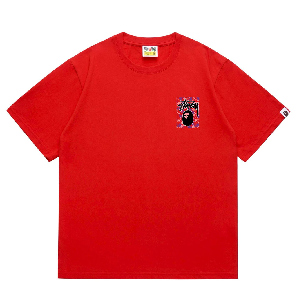BAPE Warm Camo Black Ape Graphic T-Shirt