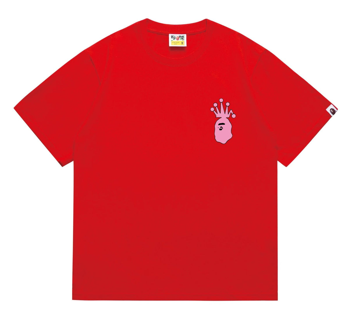 BAPE Crown-Face Graffiti Graphic T-Shirt