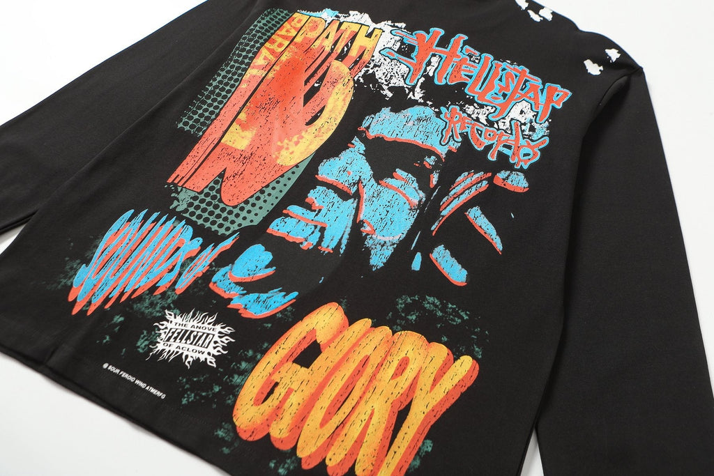 HEILSTAR Records Graphic Long-Sleeve T-Shirt