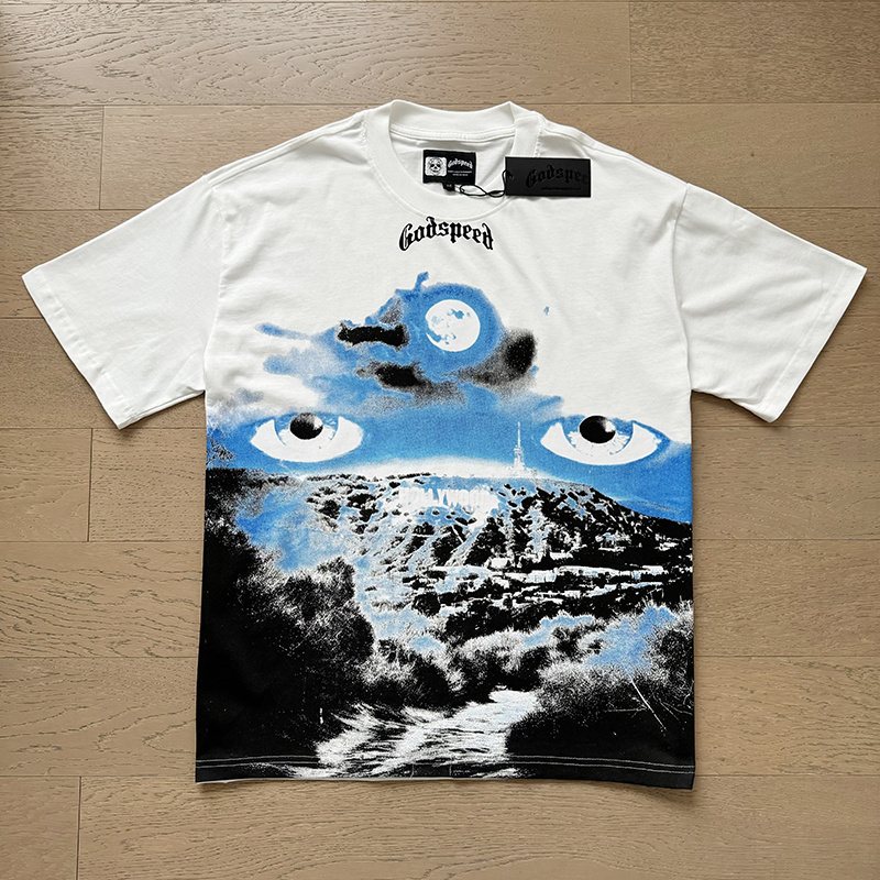 Godspeed Paisley Back Graphic T-Shirt