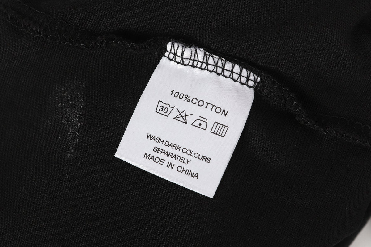 Godspeed Washed Black Graphic Long-Sleeve T-Shirt