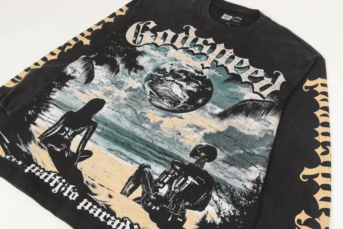 Godspeed Pacific Paradise Graphic Long-Sleeve T-Shirt