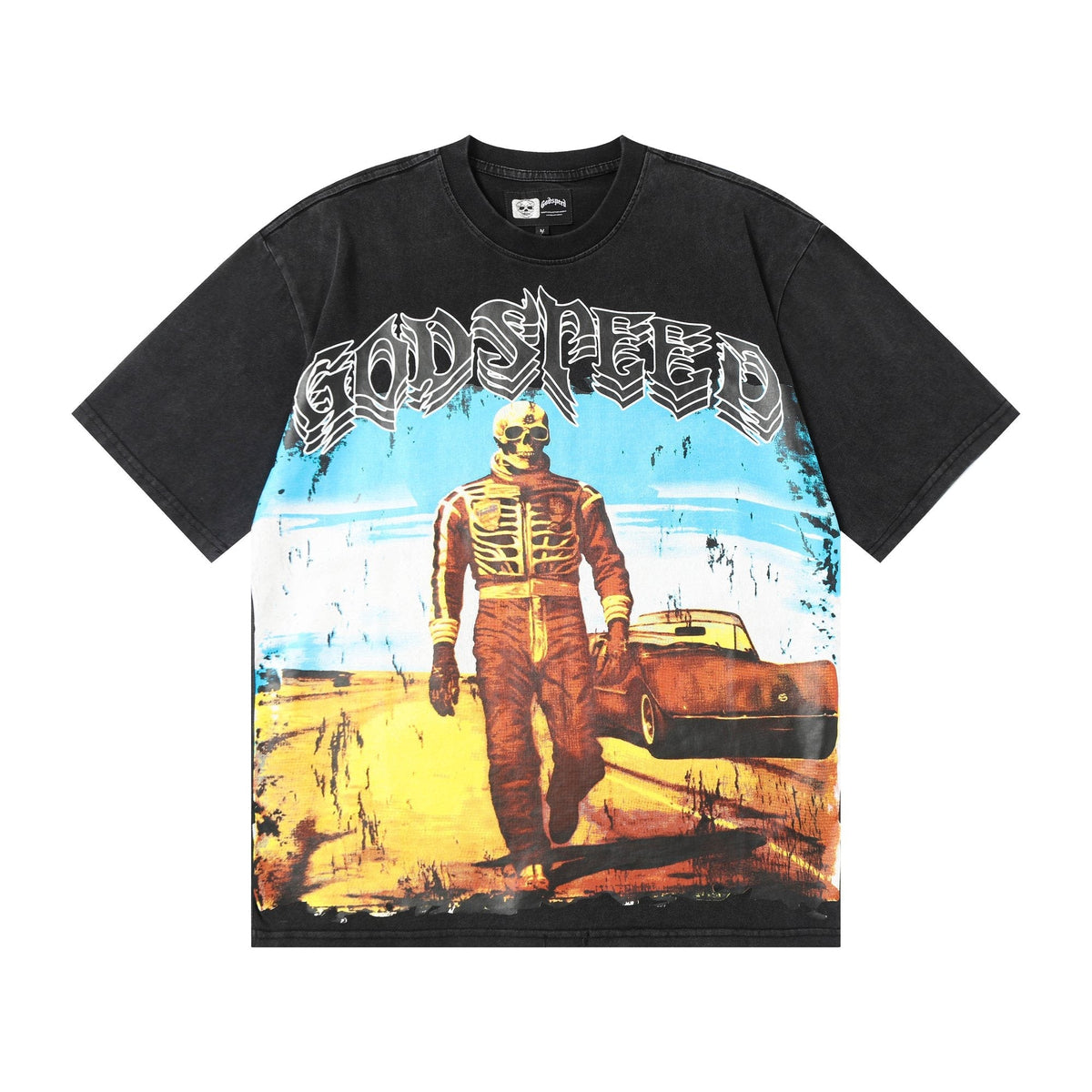Godspeed Desert Skeleton Graphic Short-Sleeve T-Shirt