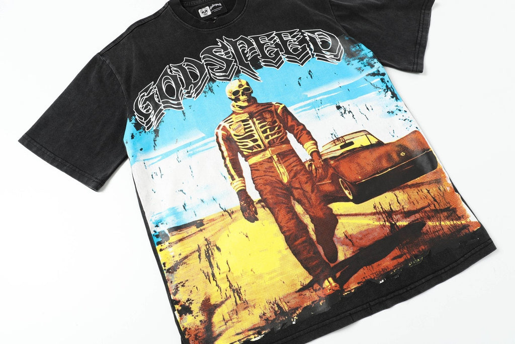 Godspeed Desert Skeleton Graphic Short-Sleeve T-Shirt