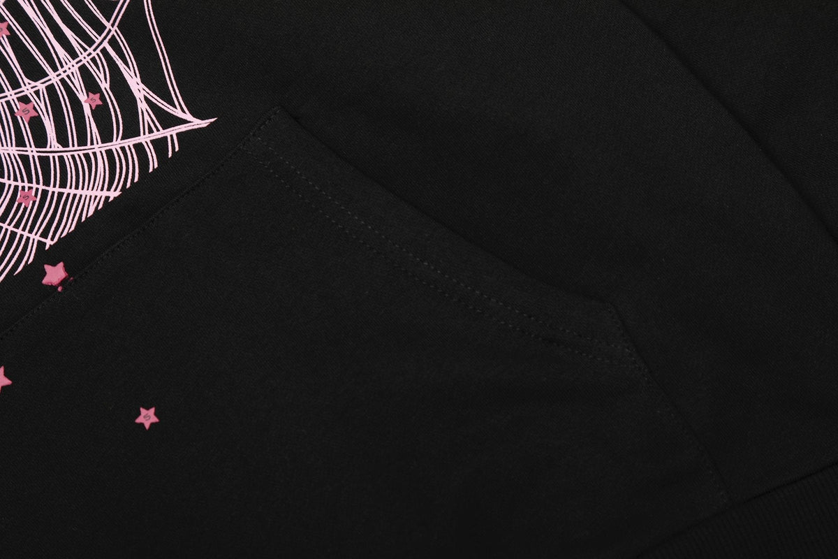 Sp5der Spiderweb Graphic Hoodie & Sweatpants Matching Set