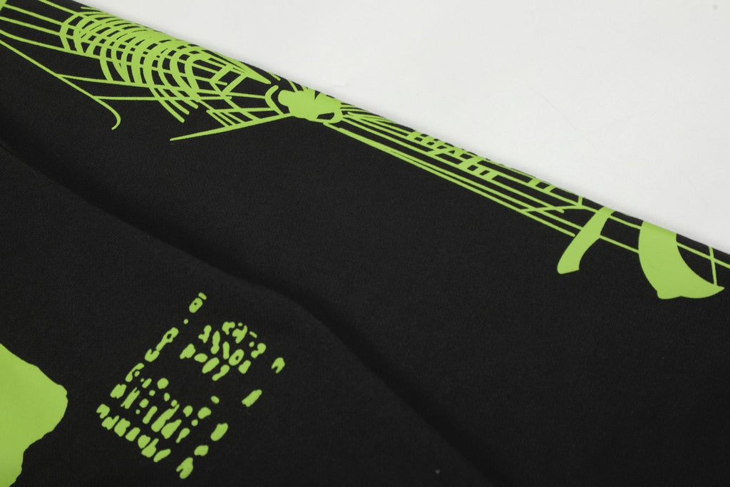 Sp5der Web Graphic Hoodie & Sweatpants Matching Set
