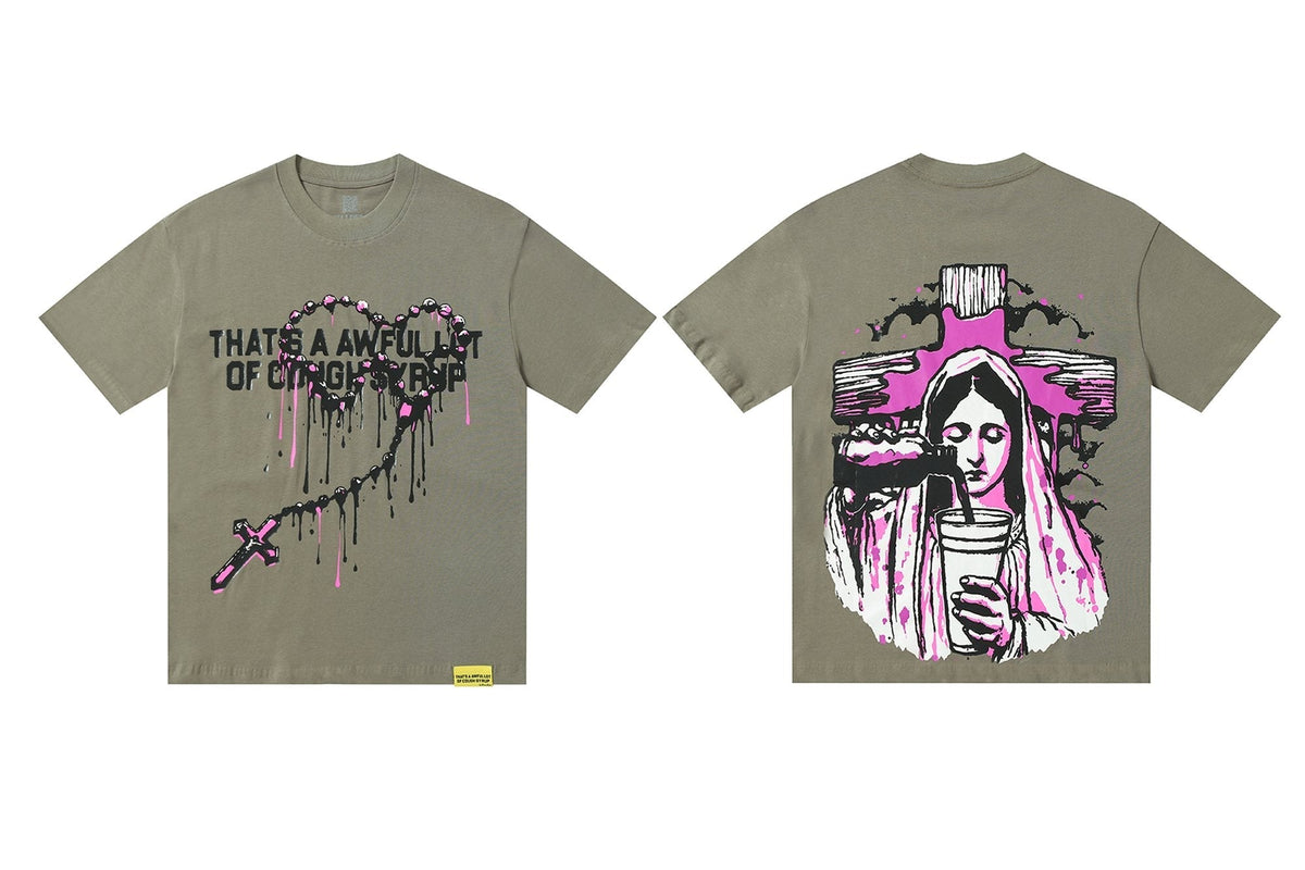 THAT'S A AWFUL LOT OF COUGH SYRUP Front & Back Graphic T-Shirt