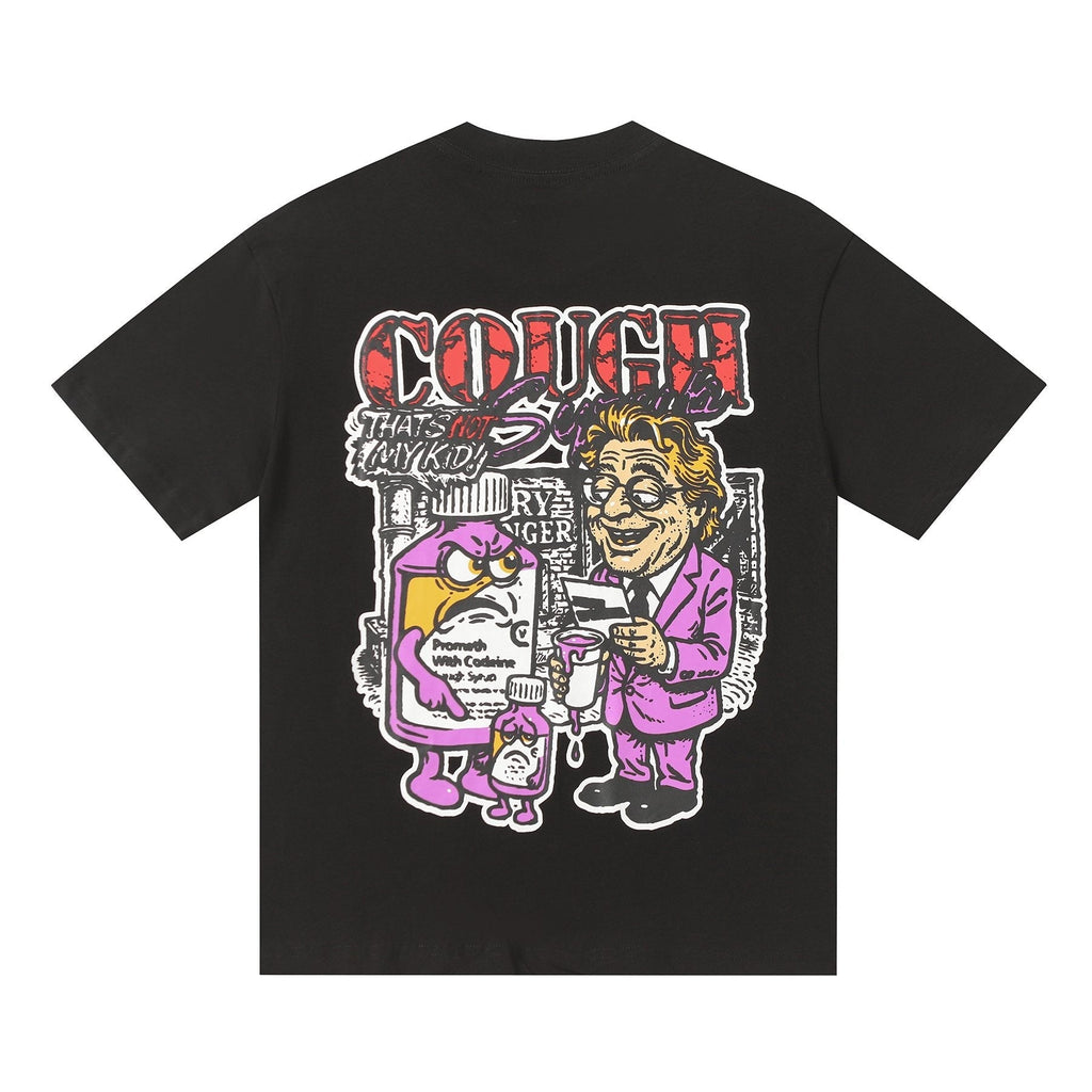 THAT'S A AWFUL LOT OF COUGH SYRUP Chest & Back Graphic T-Shirt