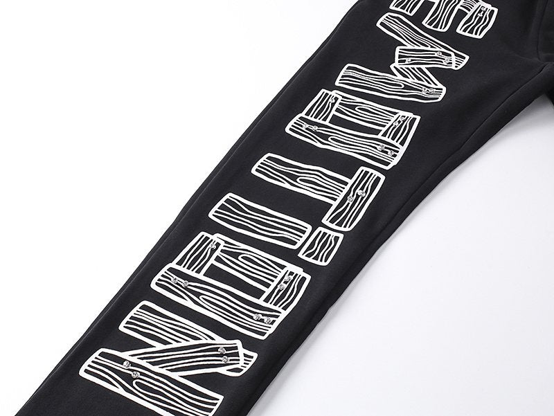 MIXED EMOTION Diamond Graphic Pants