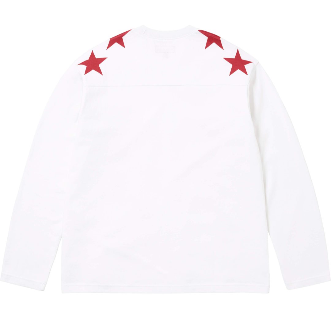Supreme Star Number Graphic Long-Sleeve T-Shirt