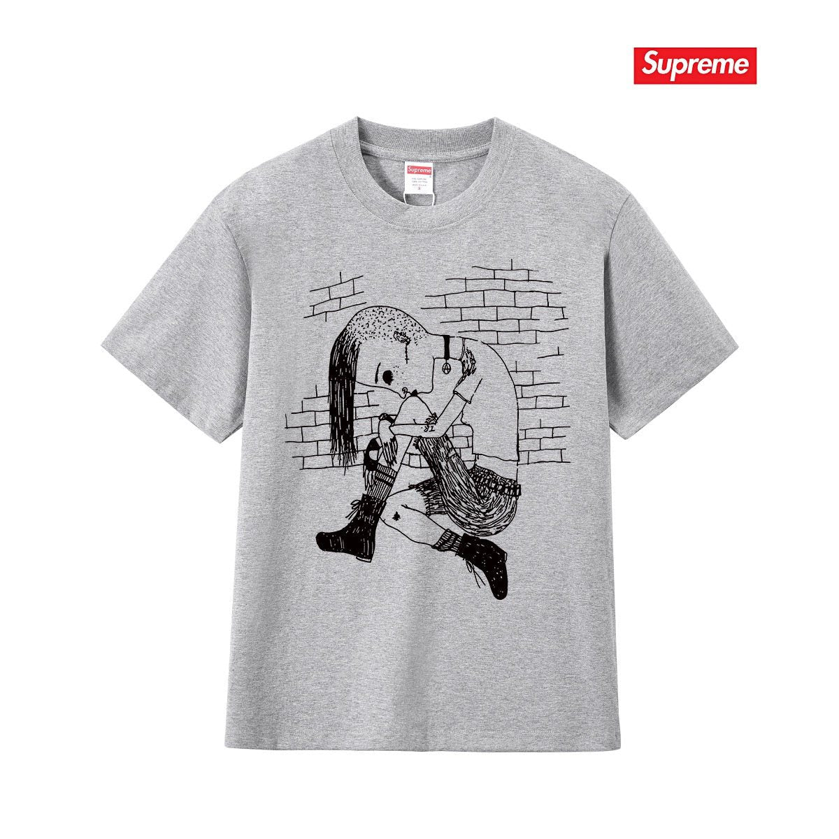 Supreme Front & Back Graphic T-Shirt