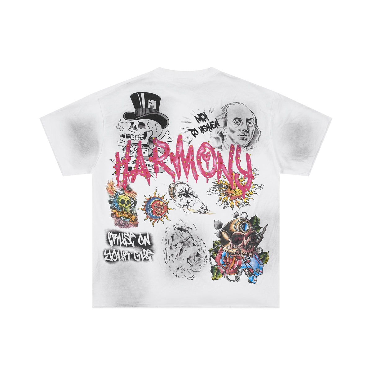 HARMONY Rhinestone-Style Graphic T-Shirt