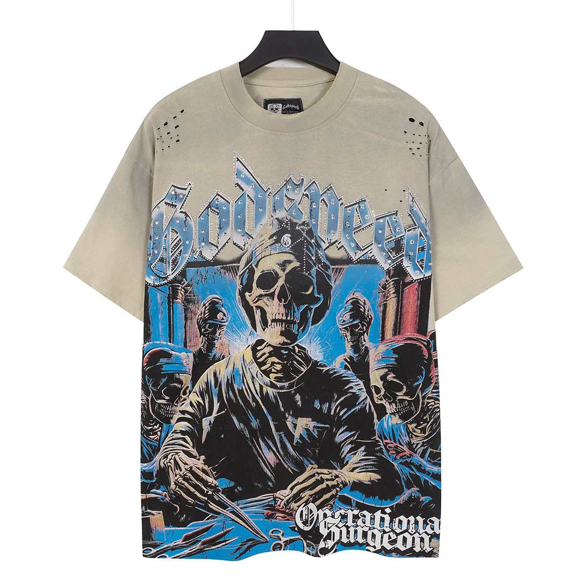 Godspeed Operational Surgeon Distressed Graphic T-Shirt